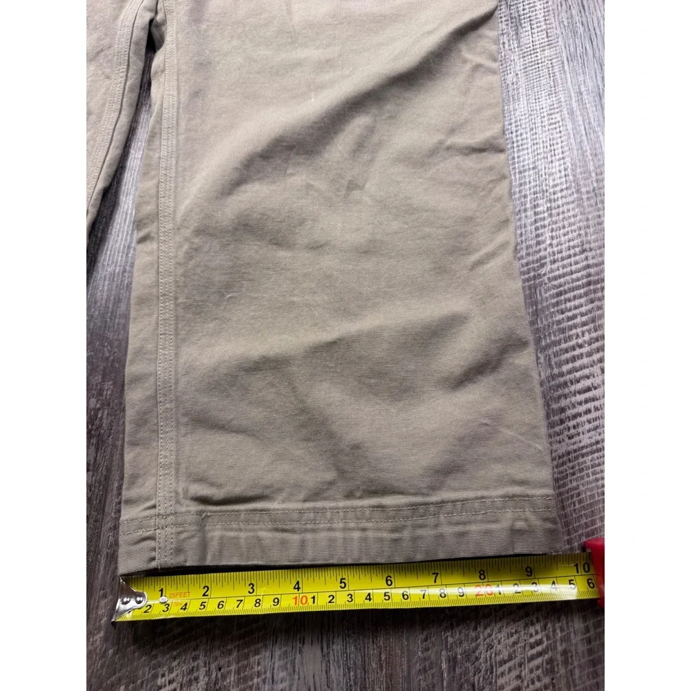 Duluth Trading Co Flex Fire Hose Cargo Pants Khaki Tan Relaxed Fit 44x30 Mens